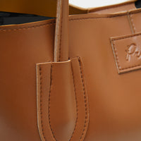 Minimalistic Shoulder Bag - Brown