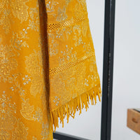 2 Pc - Saffron Embroidered Karandi Suit