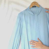 Light Blue - Open Abaya