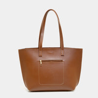 Horse Brown Zippered Tote Bag