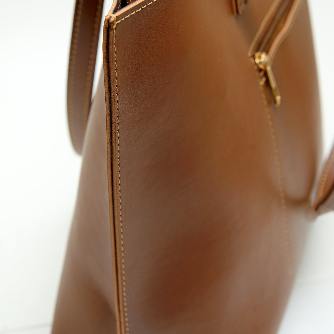 Horse Brown Zippered Tote Bag