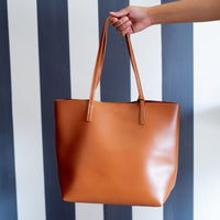 Brown Scarlett Tote Bag