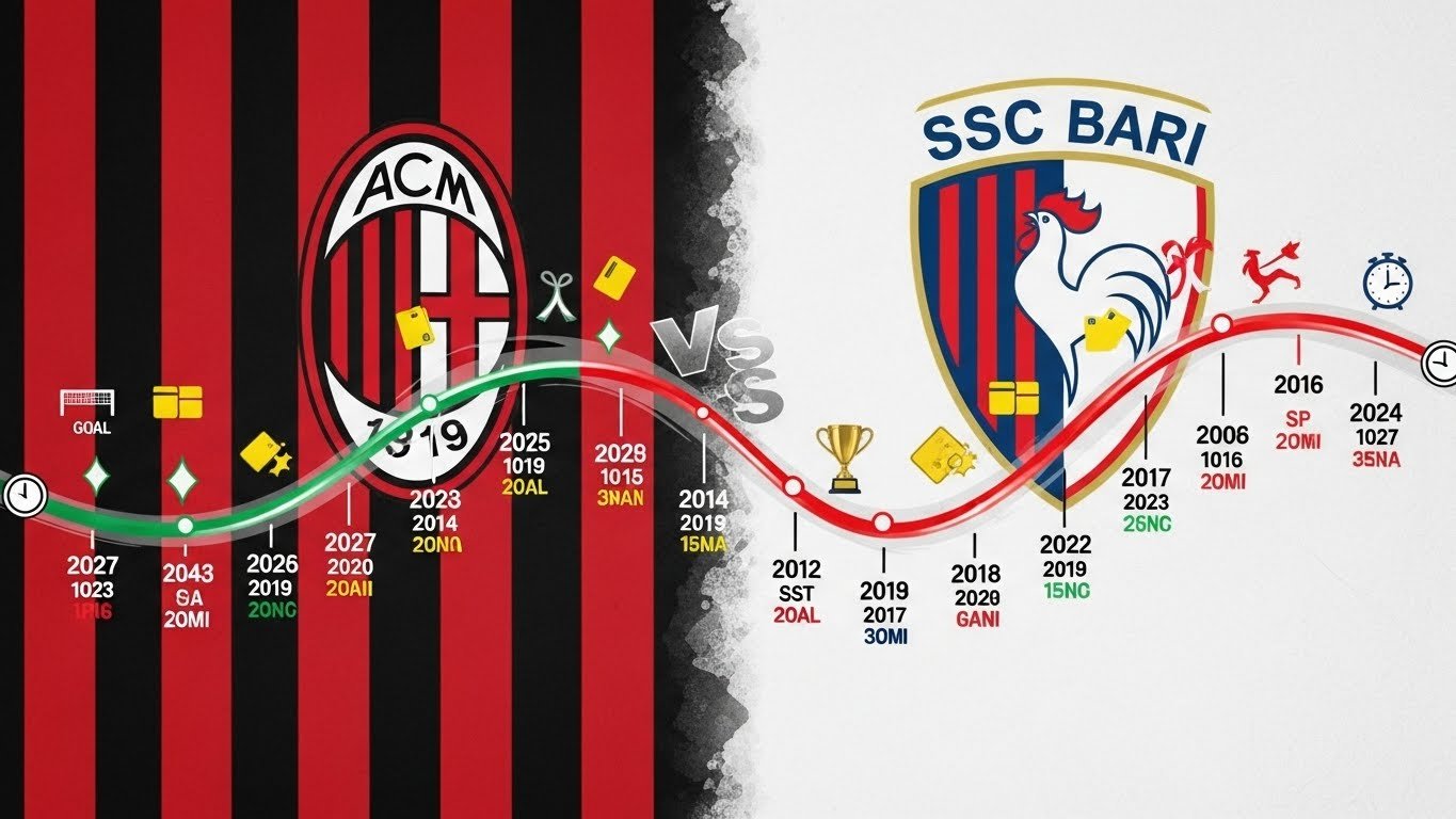ac milan vs ssc bari timeline