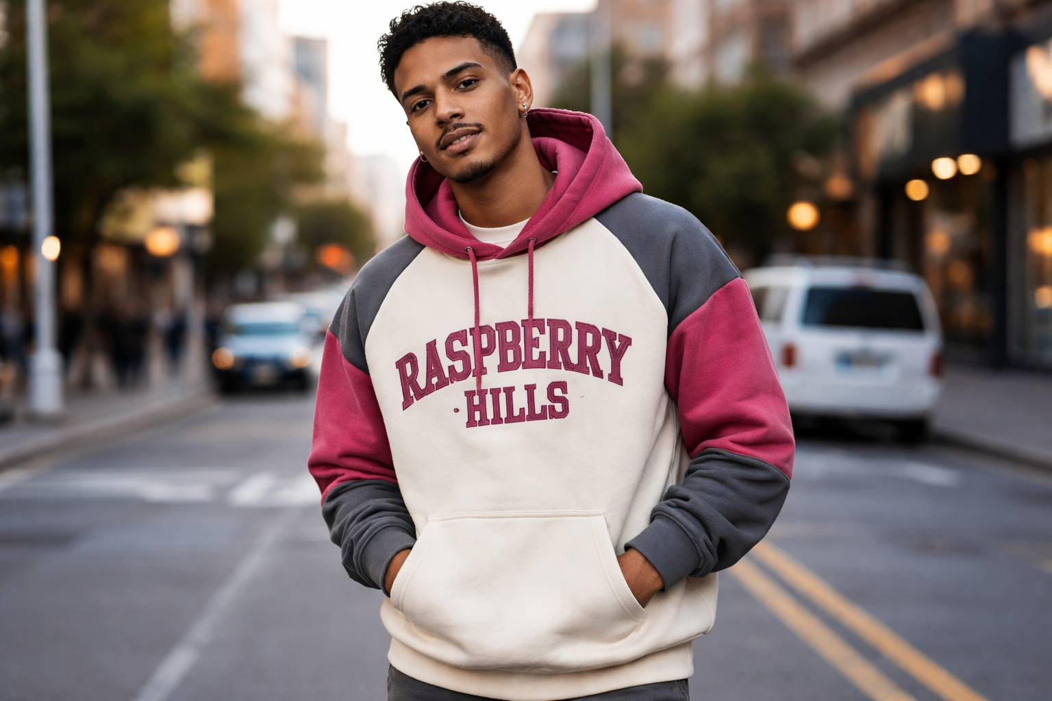 Raspberry Hills Hoodie – Where Modern Streetwear Meets Everyday Comfort