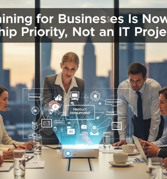 Why AI Training for Businesses Is Now a Leadership Priority, Not an IT Project