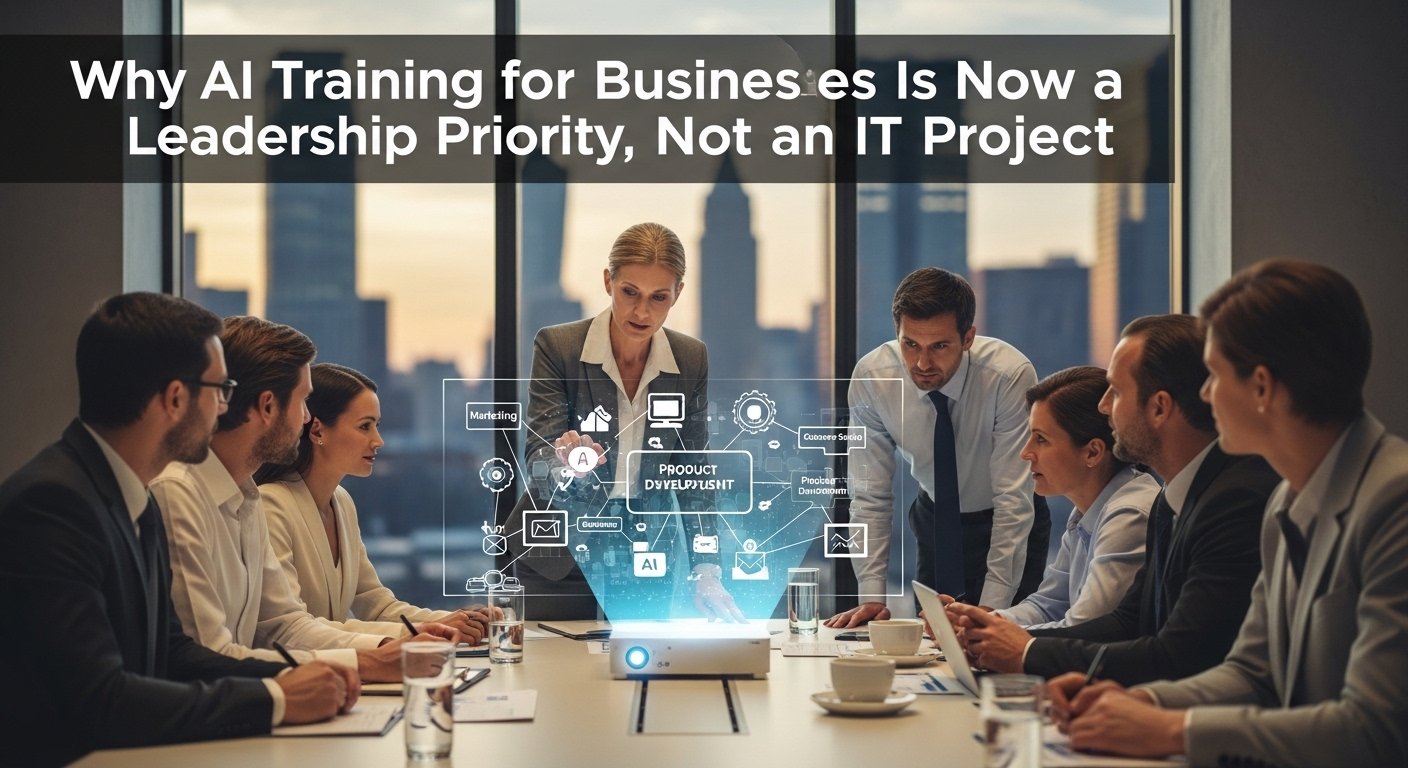 Why AI Training for Businesses Is Now a Leadership Priority, Not an IT Project